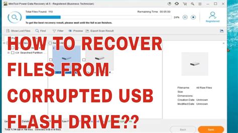 How To Recover Files From Corrupted Or Reformatted Usb Flash Drive The