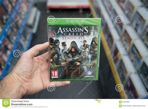 Assassin S Creed Syndicate Videogame On XBOX One Editorial Photography