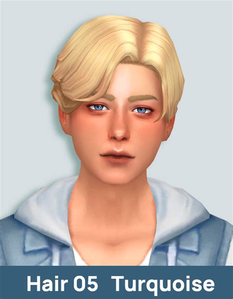 The Sims 4 Male Hair Cc Maxis Match Jolonevada
