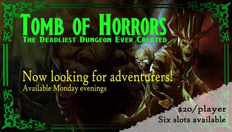 Play Dungeons And Dragons 5e Online Tomb Of Horrors 5e