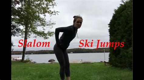 Exercise Slalom Ski Jumps Youtube