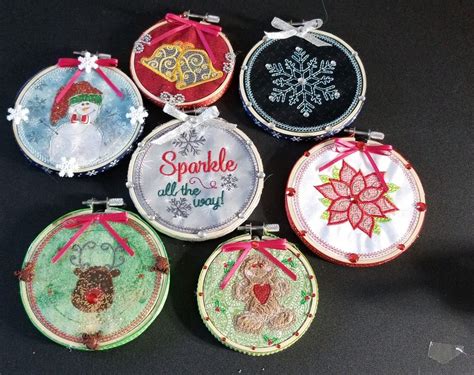 Christmas Ornaments Machine Embroidery And Applique Kimberbell Design