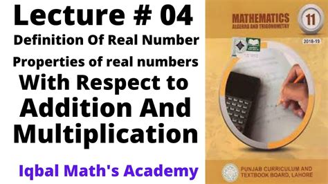 11th Class Chapter01 Lecture4a Definition Of Real Numbers