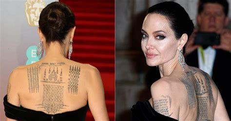 Angelina jolie is a hollywood famous actress and who have a serious love for tattoos. Angelina Jolie Cambodian Tattoo - រូបភាពប្លុក | Images
