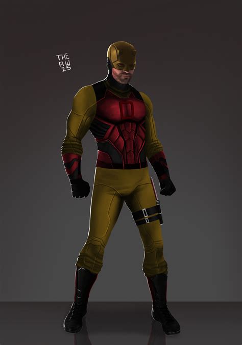 Artstation Daredevil Mcu Suit Concept In 2022 Daredevil Spiderman