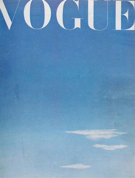 Minimal Vogue Capas Vintage Da Vogue Vogue Covers