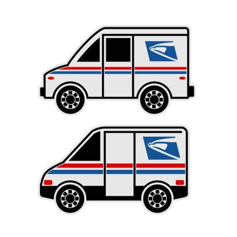 Mail Truck Cuttable Design Svg Png Dxf And Eps Designs Cameo Etsy