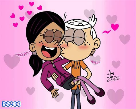 Kiss Time By Blazingstar933 On Deviantart Cartoon Clip Art Loud House Characters Couple Cartoon