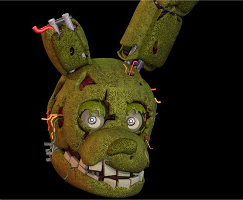 Springtrap Head Finished By Monsterboyplayz On Deviantart