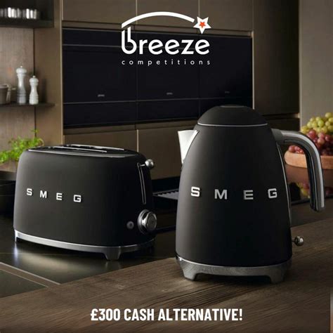 Smeg Kettle And Toaster Bundle Choice Of Colours Or Cash Instant Wins Breeze