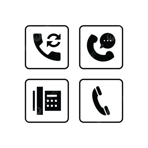 Telephone Call Contact Vector Design Images Phone Icon Vector