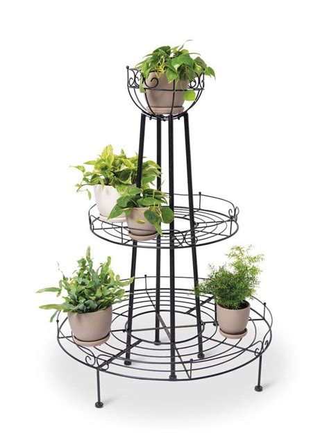 Deluxe A Frame Plant Stand With Trays Gardeners Supply Tall Plant