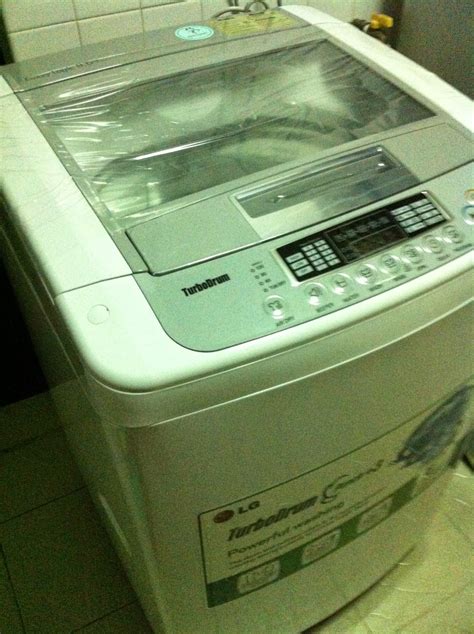 The washing machine makes a whining noise when at work. fendercat: New LG Washing Machine WFT 9101