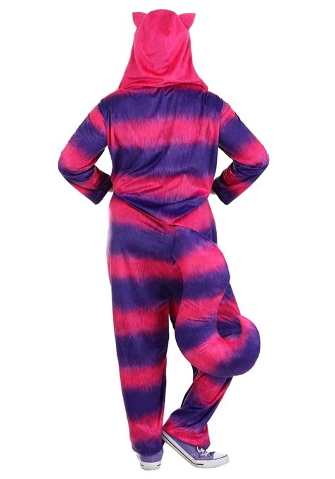 Adult Plus Size Cheshire Cat Onesie Costume Alice In Wonderland Costumes