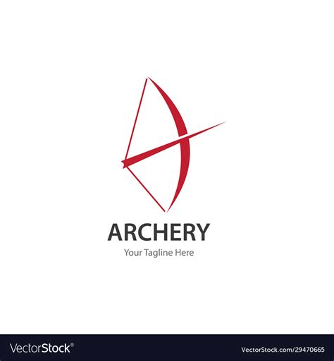 Archery Logo Royalty Free Vector Image Vectorstock