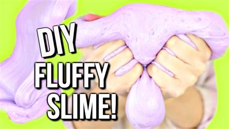 Diy Giant Fluffy Slime How To Make Fluffy Slime Without Borax Liquid