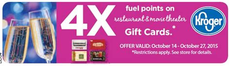 4x Fuel Points When You Buy T Cards Is Back Kroger Krazy