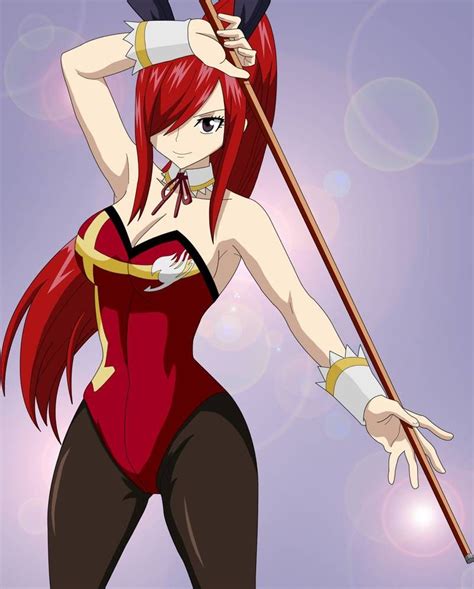 Bunny Erza Scarlet By KrazyKamikaze On DeviantArt Erza Scarlet Anime Fairy Tail Characters