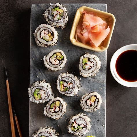 California Sushi Rolls Recipe How To Make It Taste Of Home