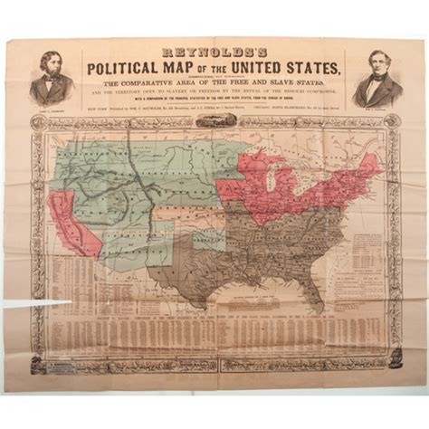 Reynolds S Political Map Of The United States Auctions Price