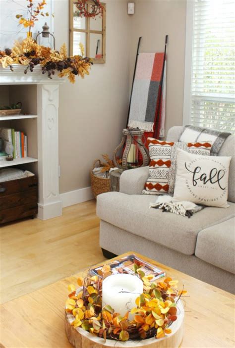 Fall Living Room Decor Clean And Scentsible