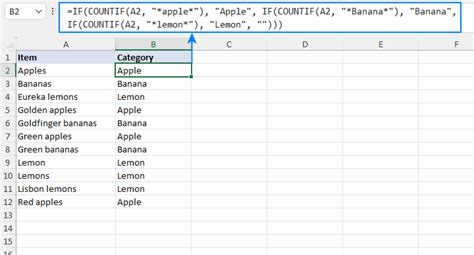 Excel If Cell Contains Formula Examples