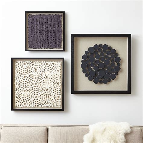 Natural Circles Framed Hand Crafted Paper Wall Art 315x18