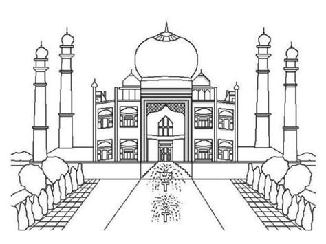 20 Gambar Mewarnai Masjid Untuk Anak Sketsa Dan Contoh Imagesee