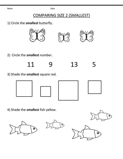 pin  preschool  kindergarten worksheets