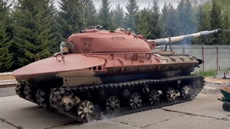 Soviet Prototype Tanks Object 287 A Prototype Light Tank Armed With