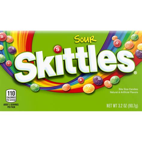Skittles Sour Chewy Candy Theater Box 32 Oz