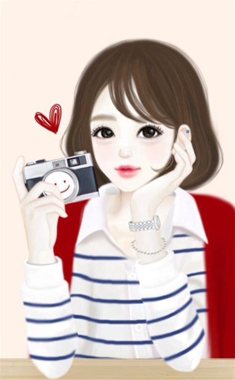 ★彡 ☻ ☻ ~Ꭼиαкɛί Ꭺɾt~ cartoon girl images drawing wallpaper phone wallpaper wallpaper keren