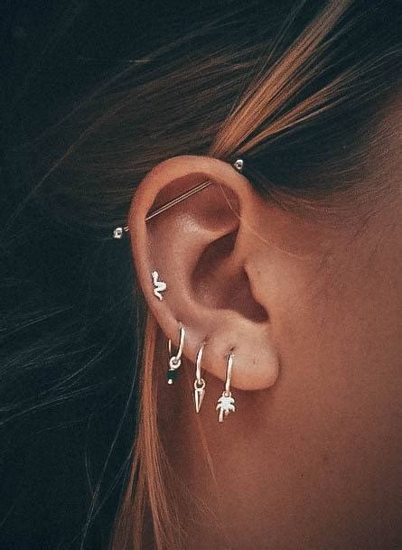 Top 60 Best Ear Piercing Ideas For Women Flattering Earring Inspiration