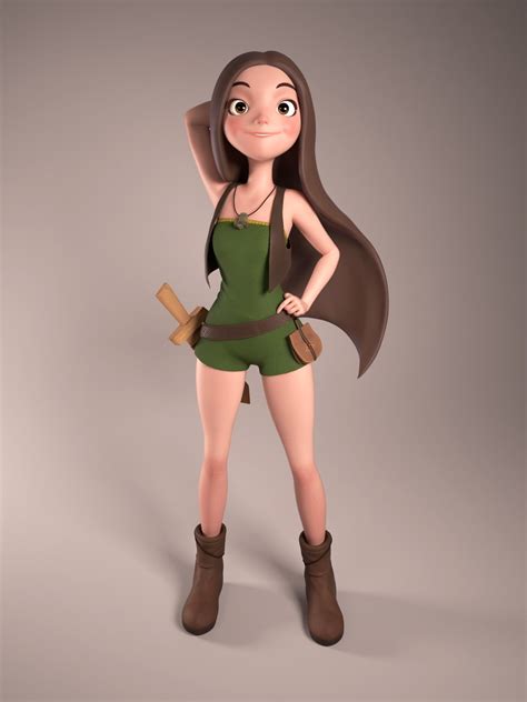 Vilda Douglas Guila Character Modeling Cartoon Character Design Character Design Girl