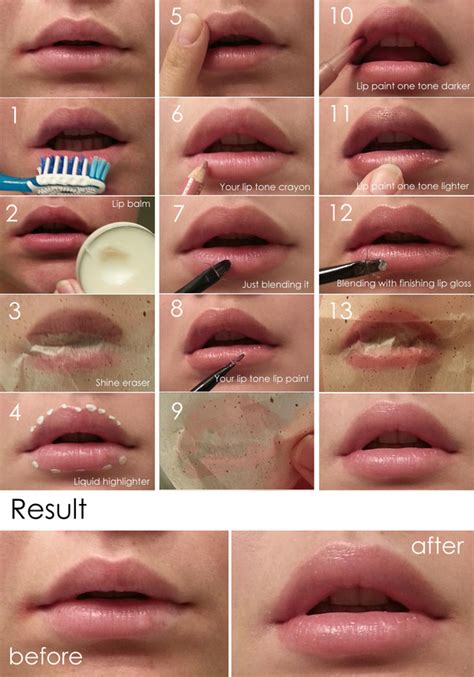 Nude Ombre Lip Tutorial Want To Make Your Lips Appear Bigger That Hot