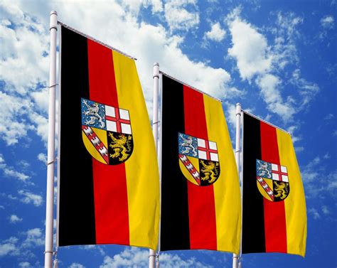 Flagge von saarland online bestellen flaggen und fahnen im promex shop. Saarland Flagge online günstig kaufen - Premium Qualität