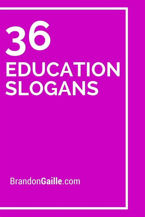 List Of 175 Education Slogans And Taglines Education Slogans School