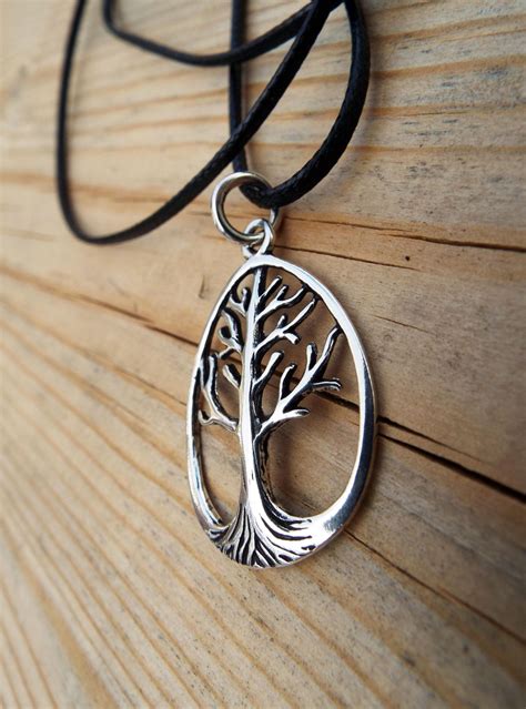 Tree Of Life Pendant Silver Handmade Necklace Sterling 925 Jewelry