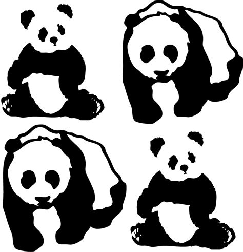 Stickers 4 Pandas Les Enfants Destock Stickers