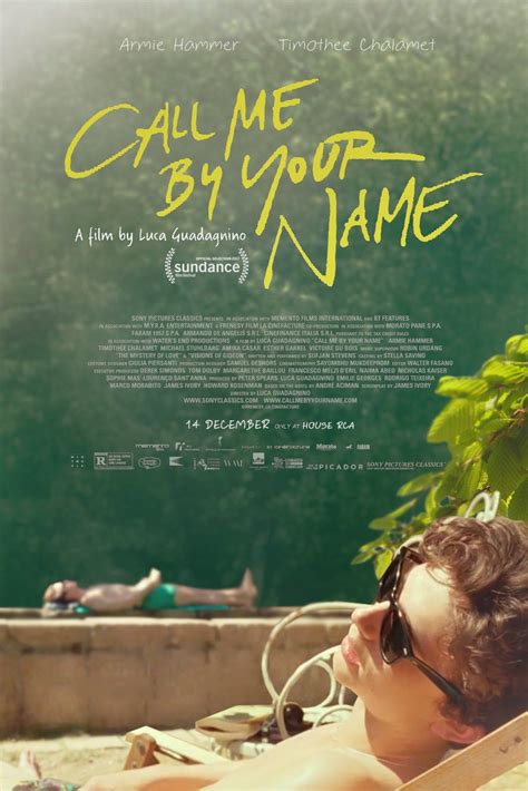 Call Me By Your Name (2017) | Sidewalk Film Center & Cinema