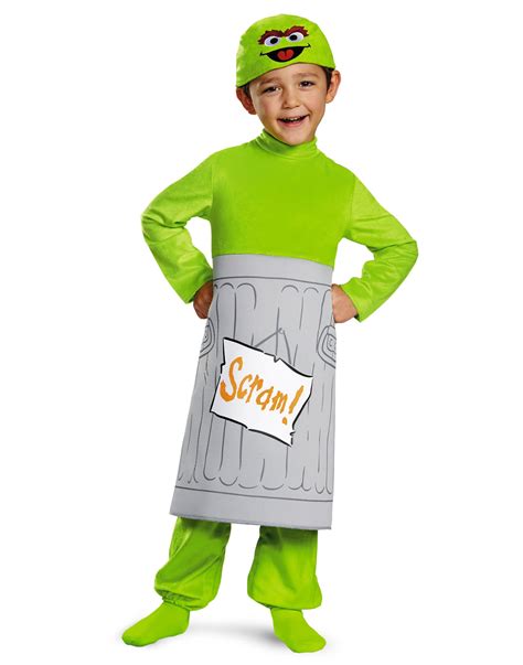 Disguise Oscar The Grouch Sesame Street Toddler Halloween Costume