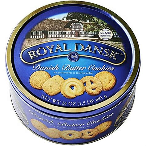 Make cookie butter from danish butter cookies. Royal Dansk Danish Butter Cookies 24 Oz. 1.5 Lb Blue Can ...