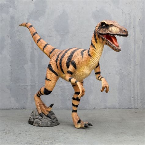 Velociraptor Dinosaur Life Size Statue Lm Treasures