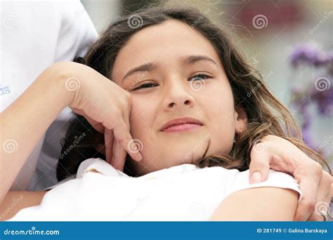 Beautiful Dreaming Girl Stock Image Image Of Casual Gorgeous 281749