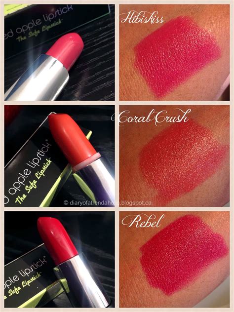 Diary Of A Trendaholic Red Apple Lipstick Review
