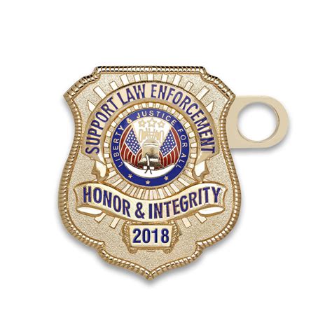 2018 Gold Plated License Plate Honor Badge Charitymagnets