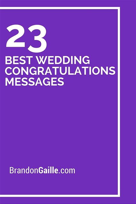 There are messages you could write in a wedding card too. 25 Best Wedding Congratulations Messages | Wedding ...
