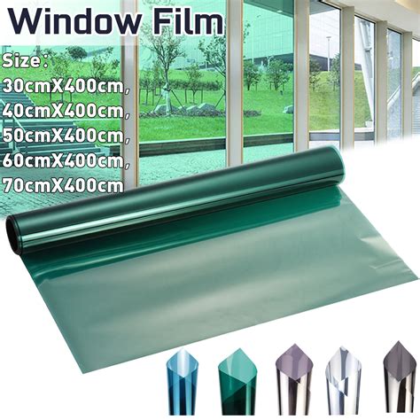 You can see out but nobody can see in. 30/50/x400CM One Way Mirror Window Tint Film Vinyl Self ...