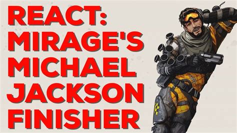 Apex Legends Reaction To Mirages Michael Jackson Finisher Youtube
