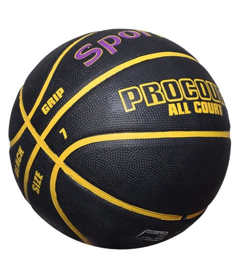 Sportigo 7 Black Rubber Basketball / Ball: Buy Online at ...